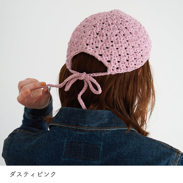 sawada itto：サワダイット-SHANA-バックリボンキャップ