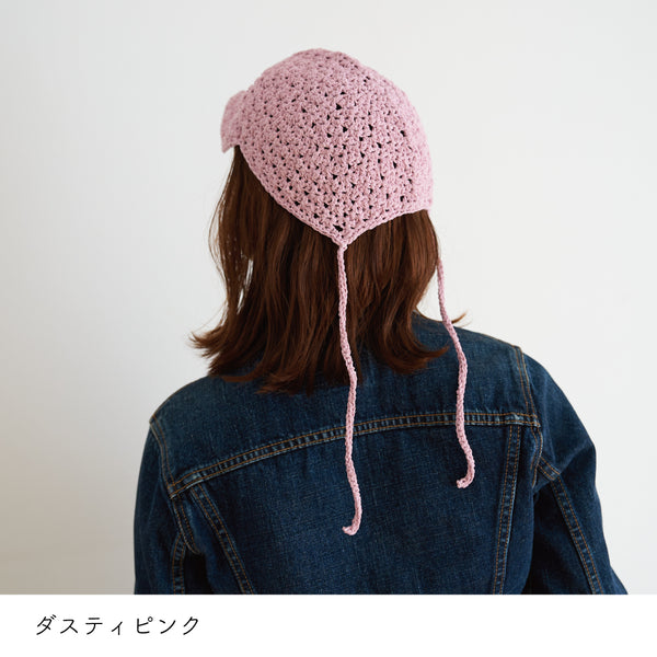 sawada itto：サワダイット-SHANA-バックリボンキャップ