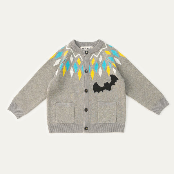 【New Arrival / キッズ&ママサイズ】ami amie : コウモリカーディガン/253007