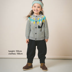 【New Arrival / キッズ&ママサイズ】ami amie : コウモリカーディガン/253007