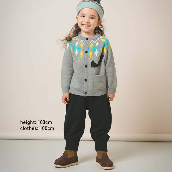 【New Arrival / キッズ&ママサイズ】ami amie : コウモリカーディガン/253007