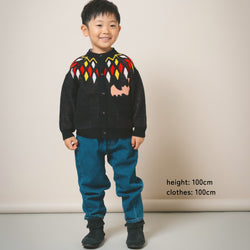 【New Arrival / キッズ&ママサイズ】ami amie : コウモリカーディガン/253007