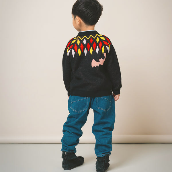 【New Arrival / キッズ&ママサイズ】ami amie : コウモリカーディガン/253007