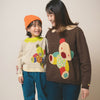 【New Arrival / キッズ&ママサイズ】ami amie : カラフルくまプルオーバー/253009