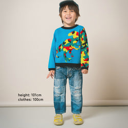 【New Arrival】ami amie : 恐竜カモフラプルオーバー/253010