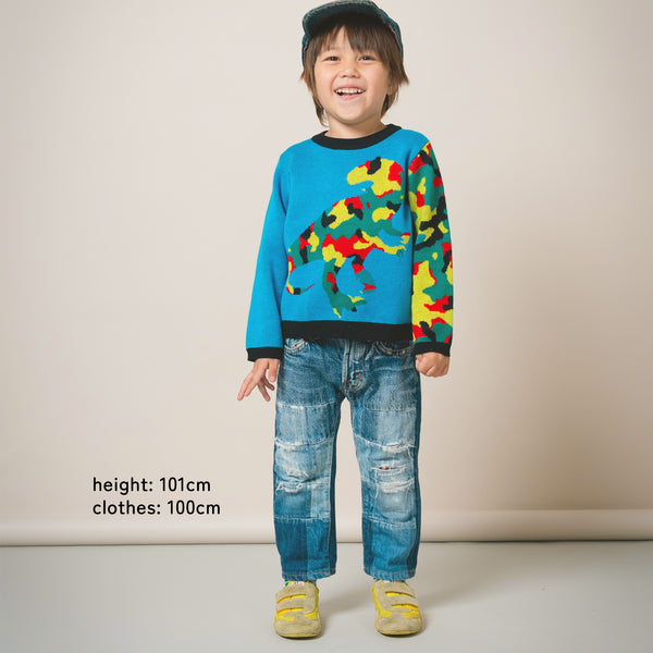 【New Arrival】ami amie : 恐竜カモフラプルオーバー/253010