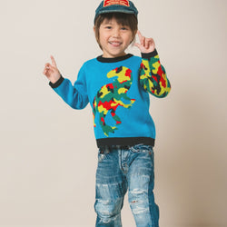 【New Arrival】ami amie : 恐竜カモフラプルオーバー/253010