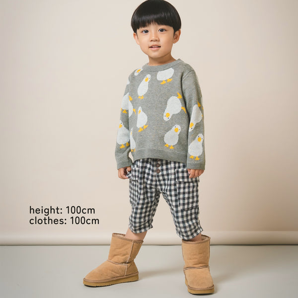 【New Arrival / キッズ&ママサイズ】ami amie : アヒルいっぱいプルオーバー/253012