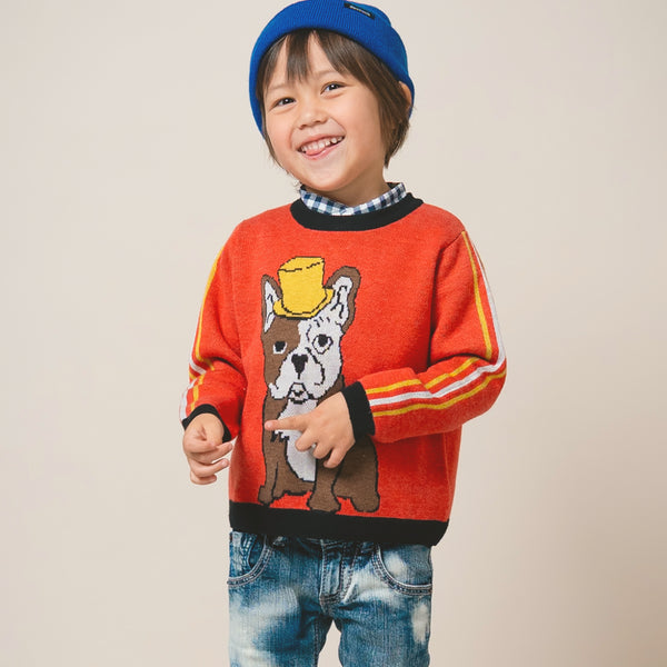 【New Arrival / キッズ&ママサイズ】ami amie : 紳士のフレブルプルオーバー/253013