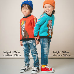 【New Arrival / キッズ&ママサイズ】ami amie : 紳士のフレブルプルオーバー/253013