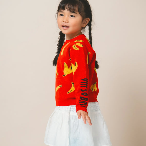 【New Arrival / キッズ&ママサイズ】ami amie : バナナプルオーバー/253015
