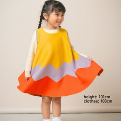 【New Arrival】ami amie : ノースリーブギザギザAラインワンピース/253021