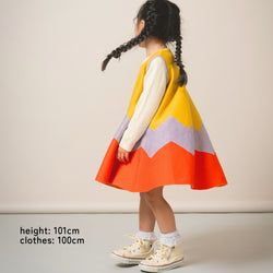 【New Arrival】ami amie : ノースリーブギザギザAラインワンピース/253021