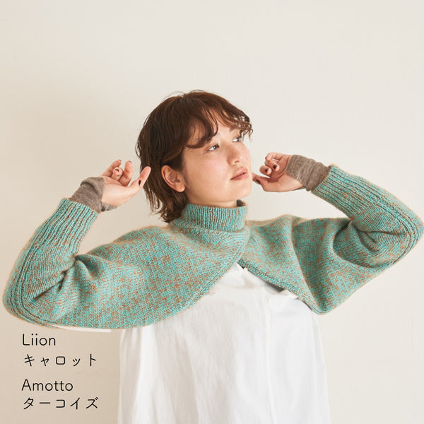 sawada itto：サワダイット-Amotto×Liion-ハイネックボレロ
