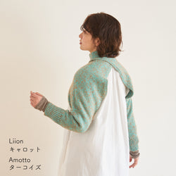 sawada itto：サワダイット-Amotto×Liion-ハイネックボレロ