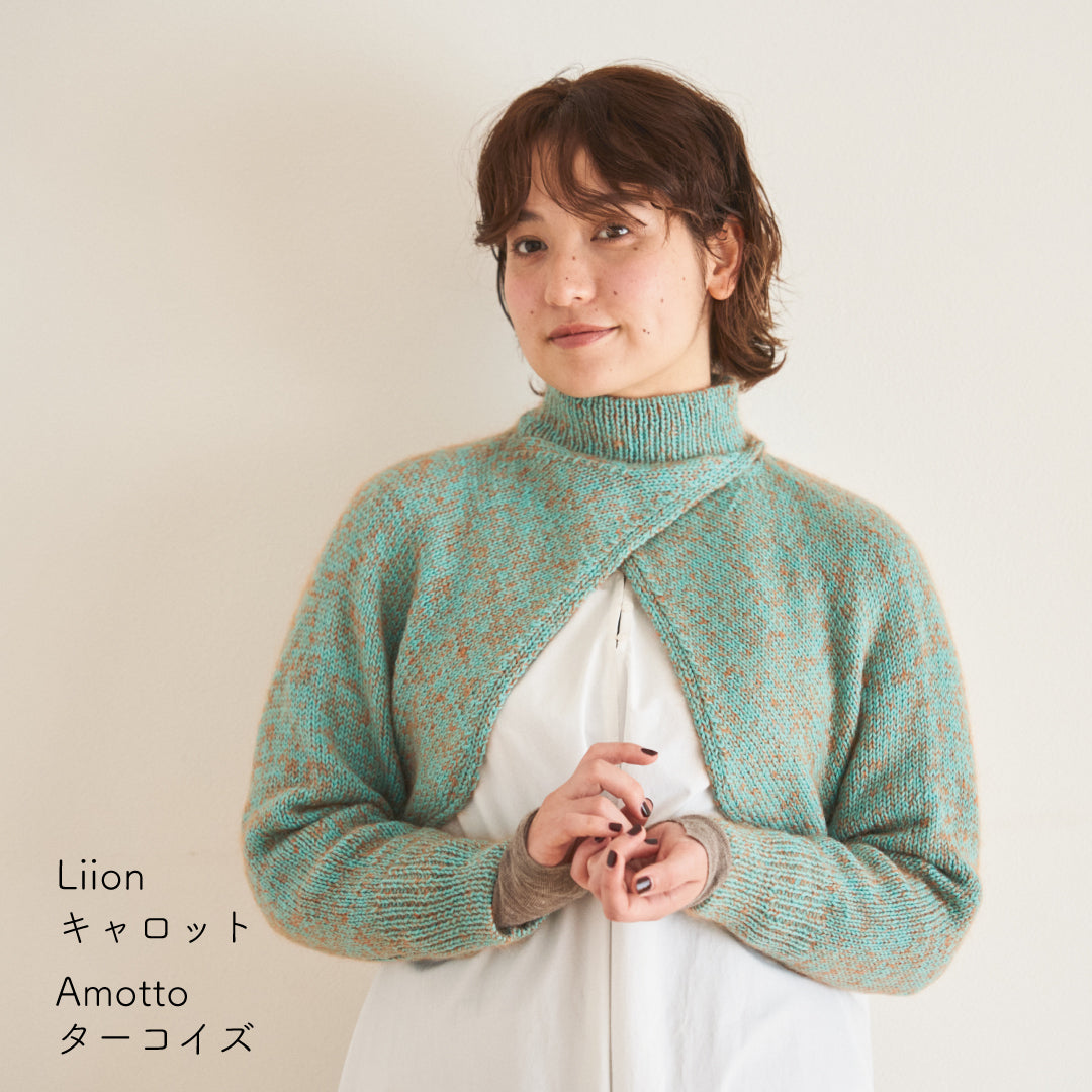 sawada itto：サワダイット-Amotto×Liion-ハイネックボレロ