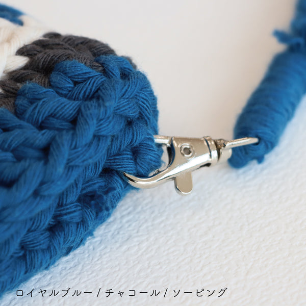 sawada itto：サワダイット-Natural Cotton 20P-波模様のポシェット