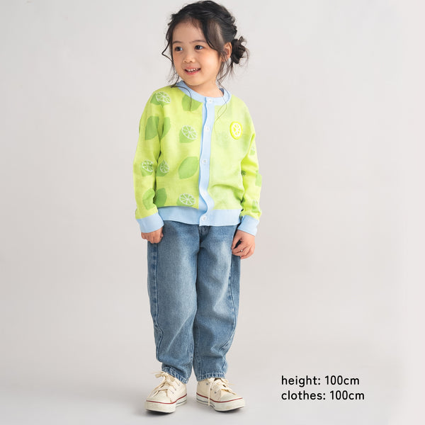 【New Arrival / キッズ&ママサイズ】ami amie : レモンカーディガン/261003