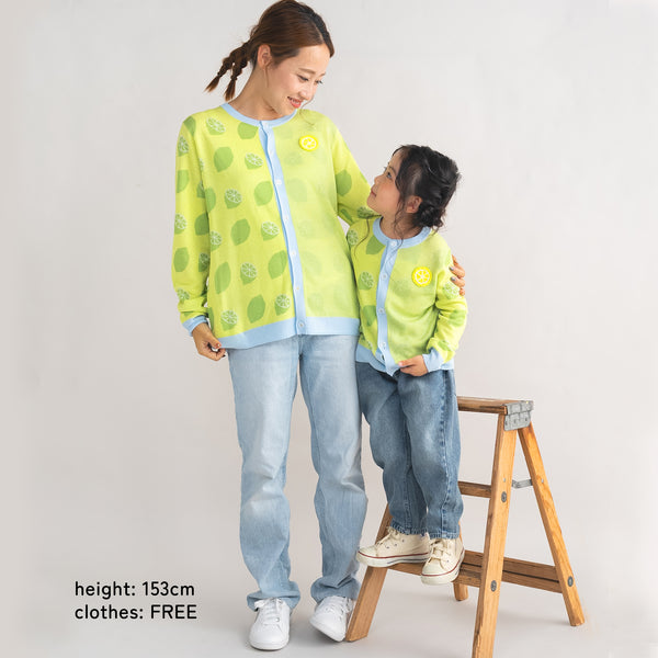 【New Arrival / キッズ&ママサイズ】ami amie : レモンカーディガン/261003