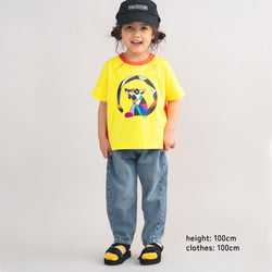 【New Arrival / キッズ&ママサイズ】ami amie : キツネザルアートTシャツ/261005