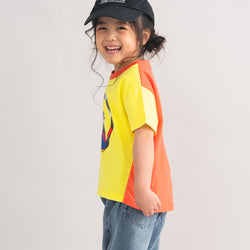 【New Arrival / キッズ&ママサイズ】ami amie : キツネザルアートTシャツ/261005