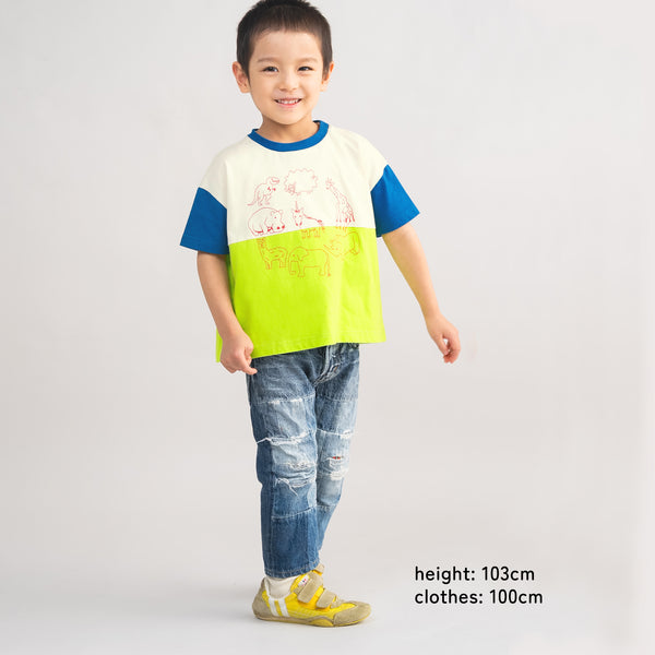 【キッズ&ママサイズ】ami amie : 動物大好きTシャツ/261006