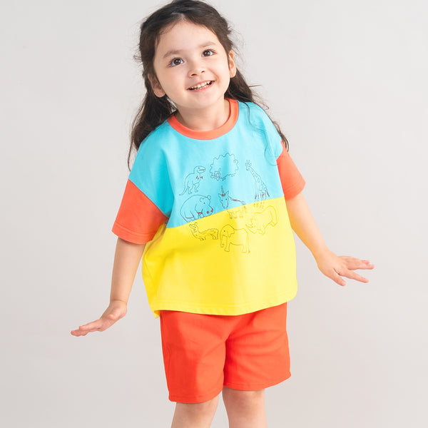 【キッズ&ママサイズ】ami amie : 動物大好きTシャツ/261006