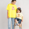 【New Arrival / キッズ&ママサイズ】ami amie : キズクマ刺繍Tシャツ/261008