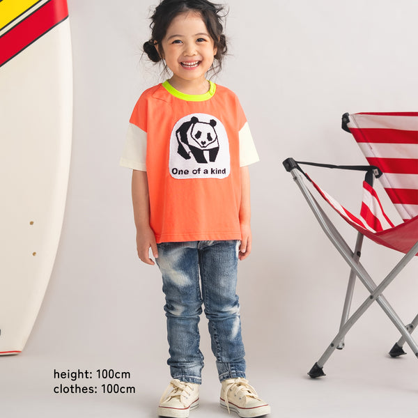 【New Arrival / キッズ&ママサイズ】ami amie : パンダTシャツ/261009