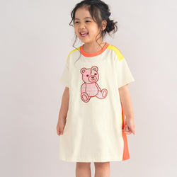 【New Arrival】ami amie : キズクマTシャツワンピース/261010