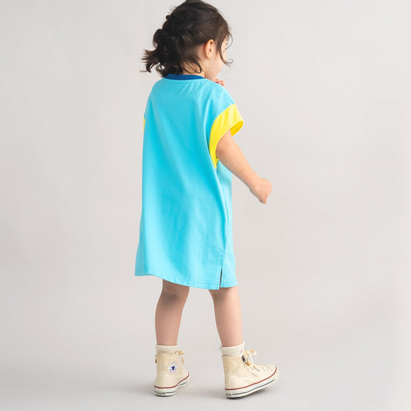 【New Arrival】ami amie : パンダフレンチスリーブTシャツワンピース/261011