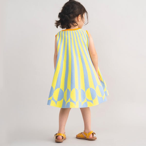 【New Arrival】ami amie : ノースリーブグラフィックAラインワンピース/261014