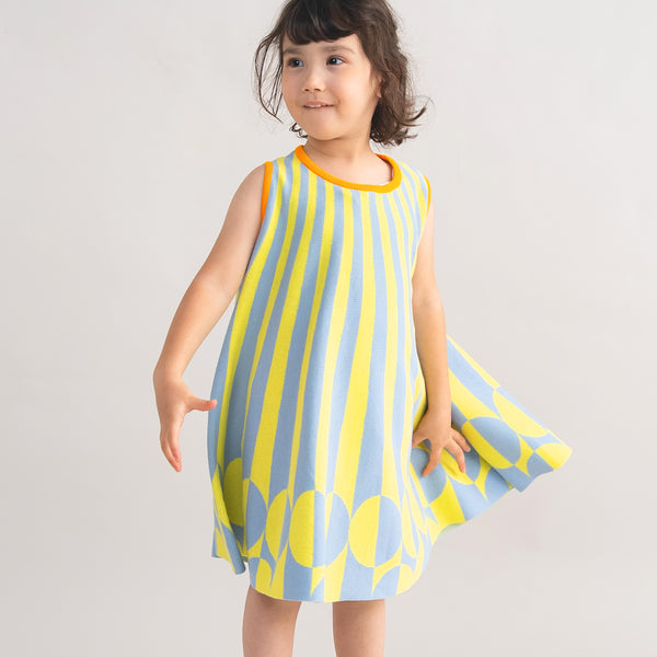 【New Arrival】ami amie : ノースリーブグラフィックAラインワンピース/261014