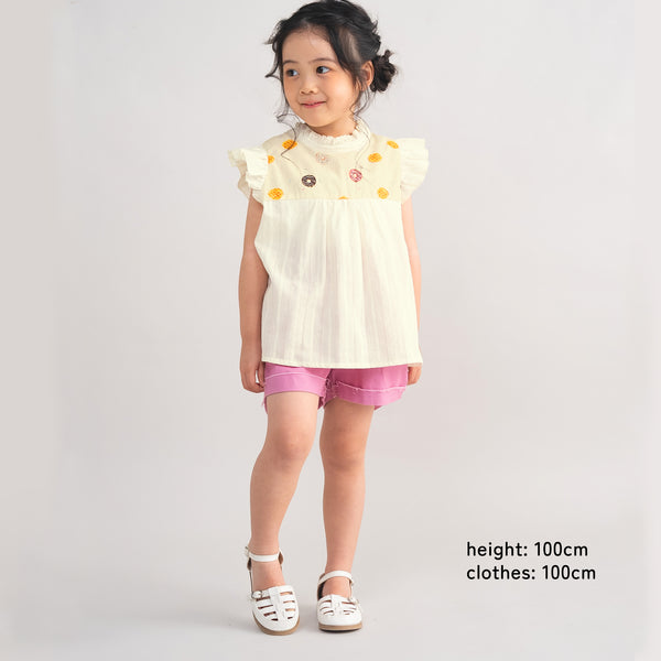 【New Arrival】ami amie : エリザベスカラーノースリーブチュニック/261015