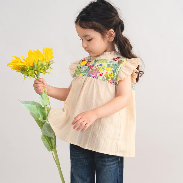 【New Arrival】ami amie : エリザベスカラーノースリーブチュニック/261015