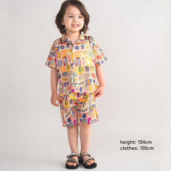 【New Arrival】ami amie : カラフル柄セットアップ/261017