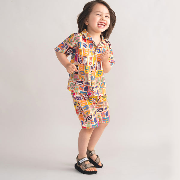 【New Arrival】ami amie : カラフル柄セットアップ/261017