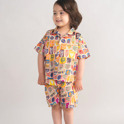 【New Arrival】ami amie : カラフル柄セットアップ/261017