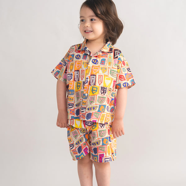 【New Arrival】ami amie : カラフル柄セットアップ/261017