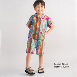 【New Arrival】ami amie : カラフル柄セットアップ/261017