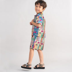 【New Arrival】ami amie : カラフル柄セットアップ/261017