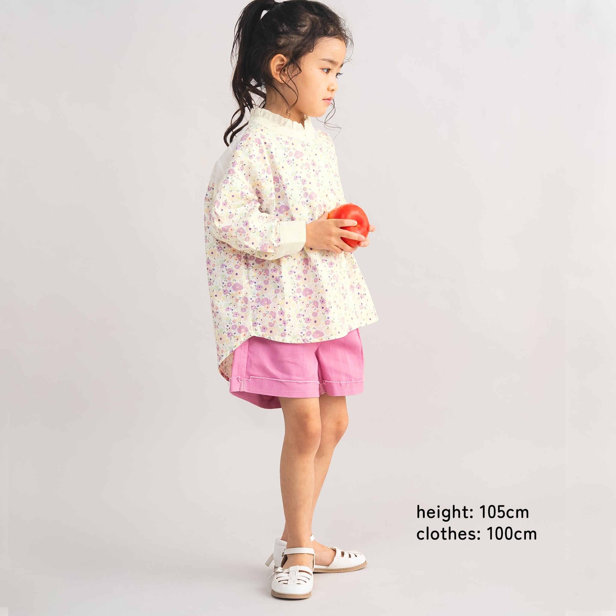 キッズ エリザベスカラーブラウス｜綿100％・親子おそろい｜ami amie