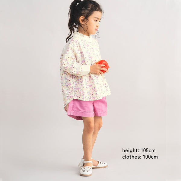 【キッズ&ママサイズ】ami amie : エリザベスカラー長袖シャツ/261019