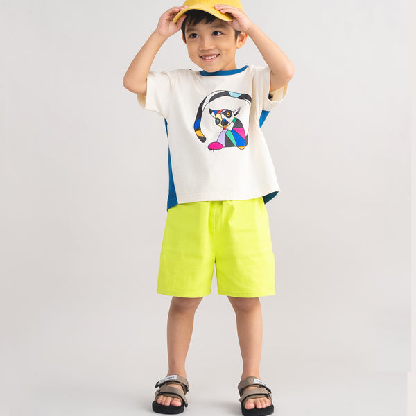 キッズ】カラフルショートパンツ＋トップスセット｜子供服 男の子