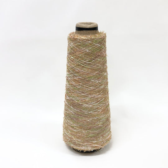 もったいない糸:878　　アクリルナイロンカール絣　約100g(約1500m）