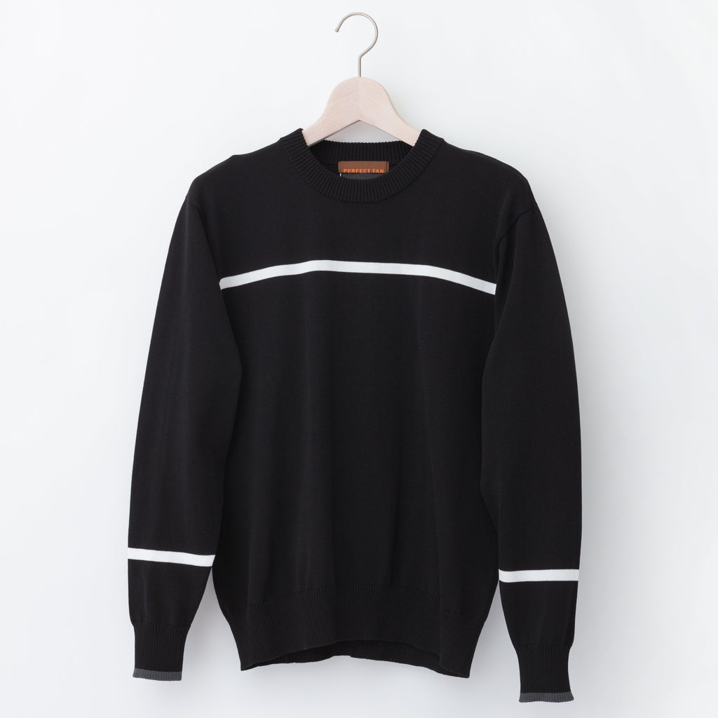 PERFECT TAN｜《SALE》ハリーストレッチ 12Gニット ライントップス〈MENS〉