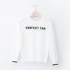 PERFECT TAN｜《SALE》ハリーストレッチ 12Gニット ロゴトップス〈WOMENS〉