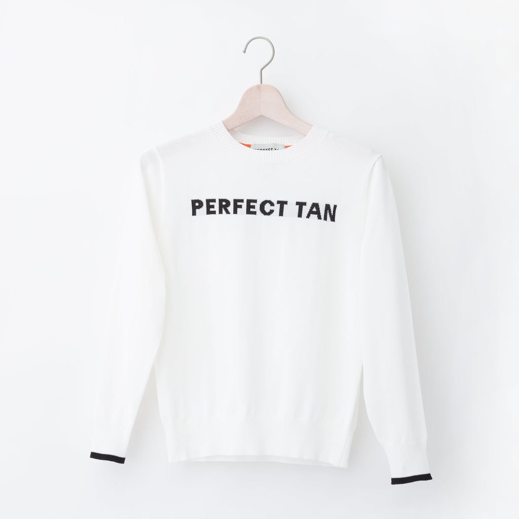 PERFECT TAN｜《SALE》ハリーストレッチ 12Gニット ロゴトップス〈WOMENS〉