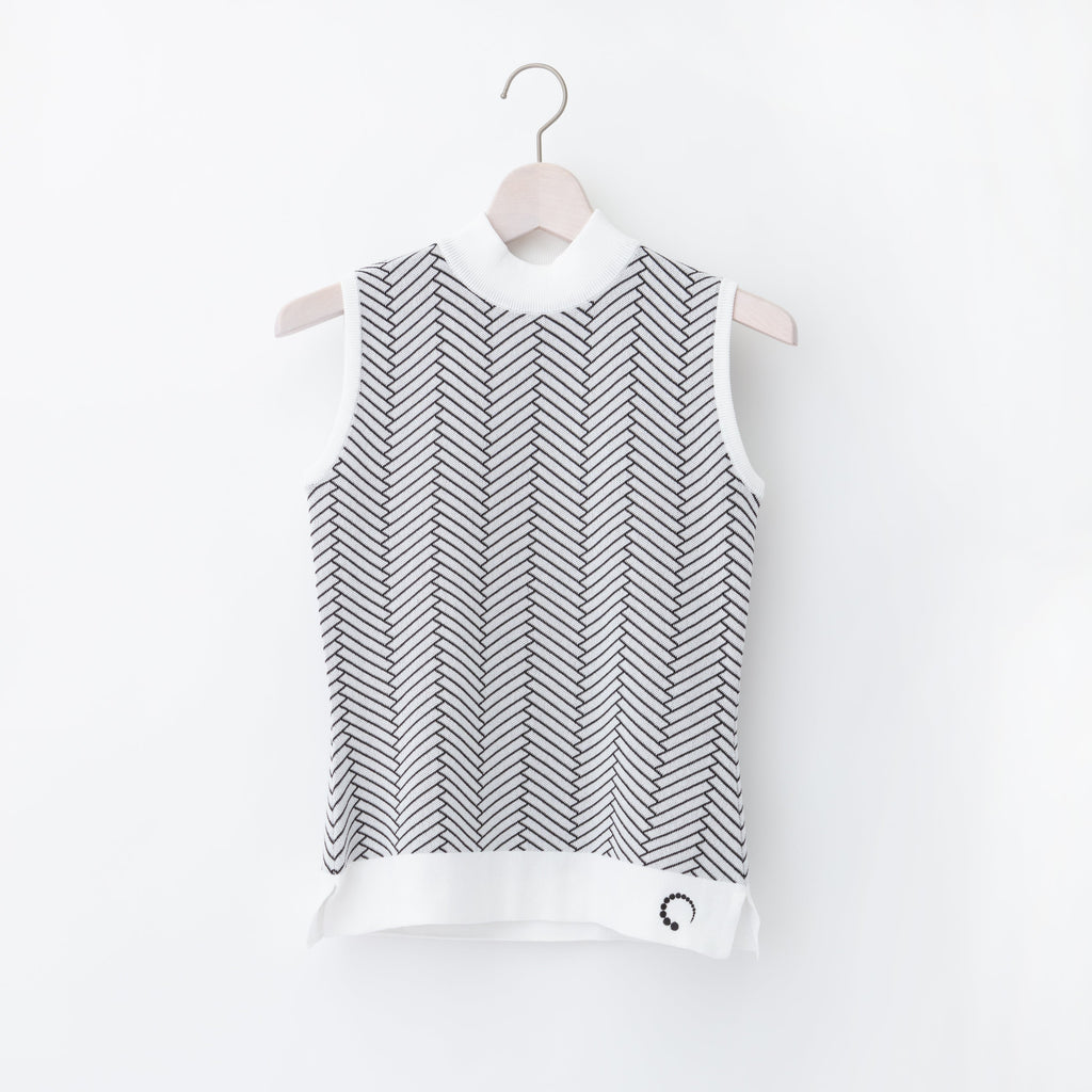 《SALE》ハリーストレッチ 12G ジャガードニット ベスト〈WOMENS〉