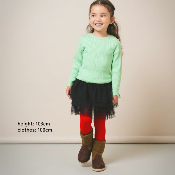 【New Arrival / キッズ&ママサイズ】ami amie : リブニットカットソー/990004